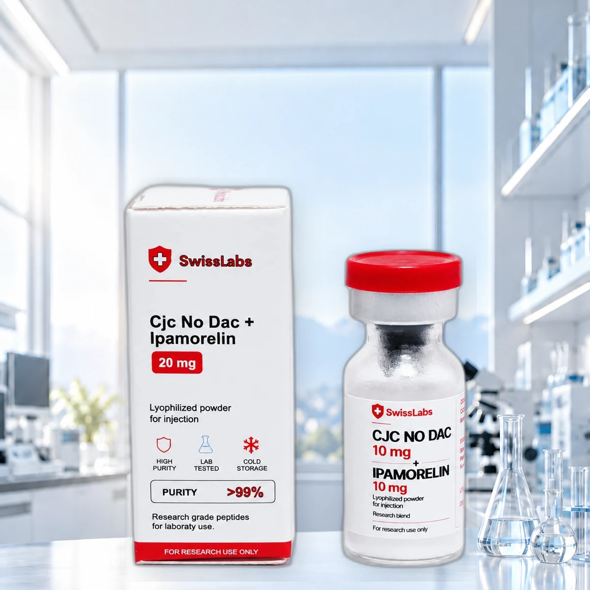 CJC No DAC 10mg + Ipamorelin 10mg