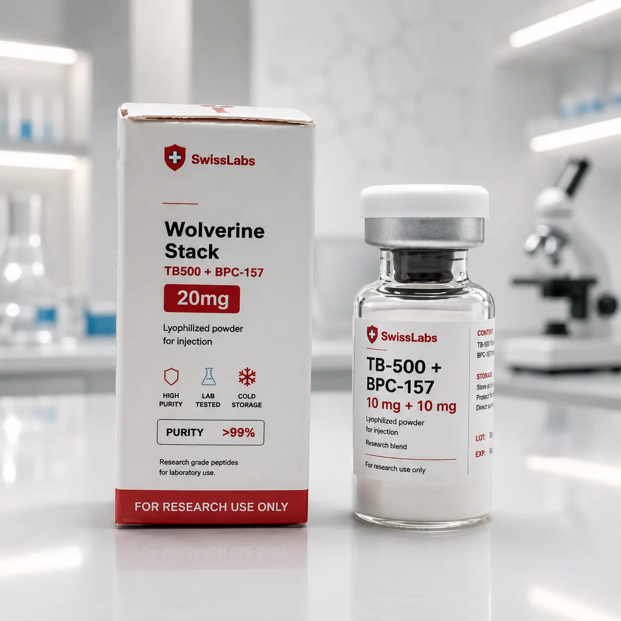 TB500 10mg + BPC157 10mg