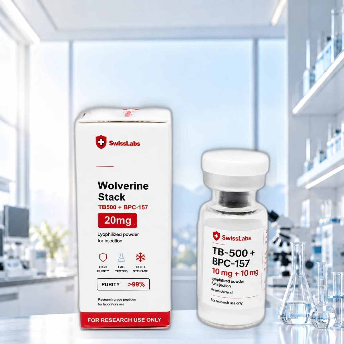 TB500 10mg + BPC157 10mg